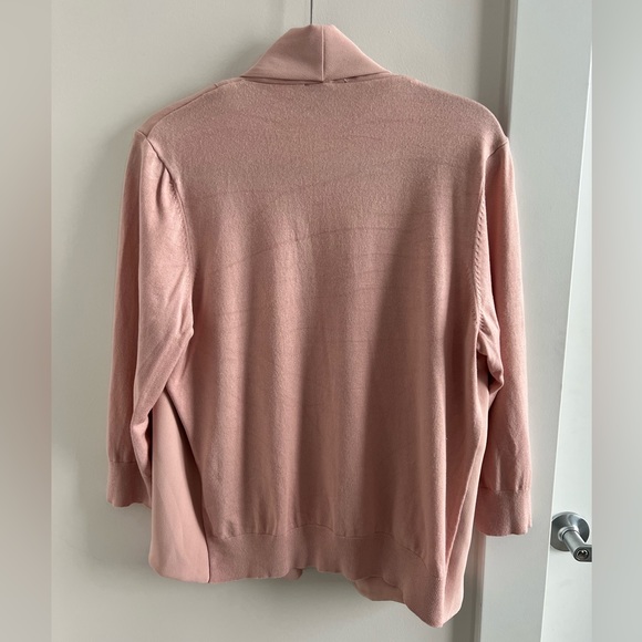 Le Chateau soft pink cardigan/blazer - Picture 2 of 4